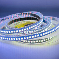 Светодиодные ленты WS2815 WS2812 144D/M RGB Smart с индивидуальными цифровыми пикселями, 5В 12В SMD5050 RGB с IC, умные светодиодные ленты WS2812b