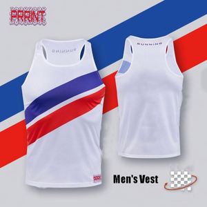 Free Design Custom Sublimation Paris Marathon <b>Running</b> Mesh Dry Fit Women Square Fabric Breathable <b>Singlet</b> Tank Top - Product Image 2