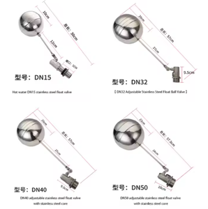 Cnjs Góc Cấu Trúc Thép Không Gỉ 304 316 DN15-DN80 Mực Nước Điều Khiển Nổi Bóng Van Cho Bể Nước - Product Image 2