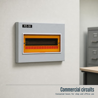 Boîtier de distribution dissimulé PZ30 24 voies IP65, boîtier de commande électrique en alliage d'aluminium et acier inoxydable, étanche, fournisseur