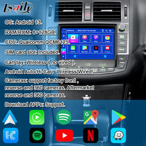 Actualización Multimedia Lsailt Android para Crown S200 GRS204 GWS204 URS204 URS206, CarPlay Inalámbrico Integrado, Android Auto, YouTube - Product Image 4