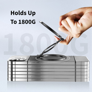 Anillo de Soporte Magnético Plegable de Aleación de Alta Calidad 360° con Doble Cabezal y Agarre para Teléfono - Product Image 4