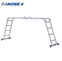 Échelles pliantes robustes en aluminium, échelles pliantes multifonctionnelles en aluminium