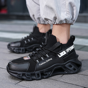 <span class=keywords><strong>Zapatos</strong></span> deportivos <span class=keywords><strong>talla</strong></span> grande 38-46 <span class=keywords><strong>zapatos</strong></span> <span class=keywords><strong>de</strong></span> hoja casuales transpirables tejidos con mosca para hombres - Product Image 4