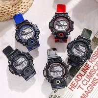 Montre électronique multifonctionnelle personnalisée, résistante à l'eau, camouflage élégant, best-seller, 1 bar, pour sports de plein air et randonnée