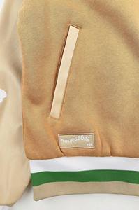 Fait sur mesure automne tricoté Vintage Varsity veste hommes tout logo brodé Chenille patchs grande taille bouton couleur assortie - Product Image 4