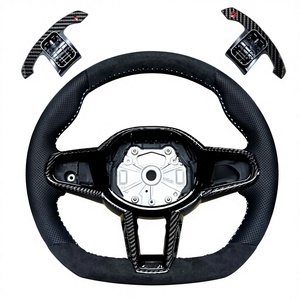 Volante Universal de Cuero para BM/W Serie <span class=keywords><strong>F</strong></span>, Serie X, Serie 3 - Accesorio de Carreras Personalizado - Product Image 1