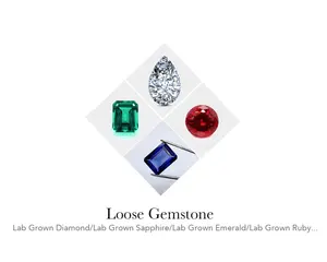 Taglio smeraldo 3 Ct 2.5 Ct anello Cvd orecchini con diamanti Lab cresciuto 2 carati vite indietro orecchino oro 18k puro