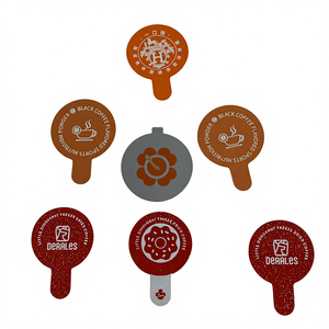 Coperchi Sigillanti in Alluminio per Tè, Caffè e Succhi, Monouso, Colorati, Rotondi, Biodegradabili, Termosaldabili per Capsule di Caffè - Product Image 3