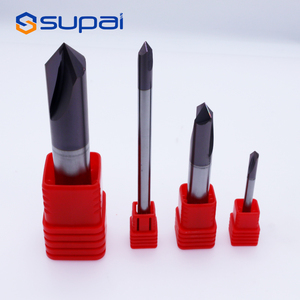 SUPAL Solid Carbide Tungsten 2/3/4 Flutes 90 Degrees Center <strong>Drill</strong> Bits D6/8/10/12/25mm Copper Aluminum Milling Cutter <strong>End</strong> <strong>Mill</strong> - Product Image 1