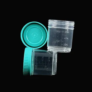 Laboratory Test Sterile Specimen Storage Container 60ml Medical High-quality Plastic Sputum And Urine Collection Container