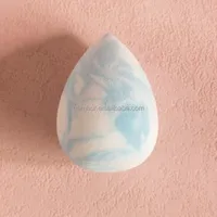 Éponge de maquillage professionnelle pour le visage, variété de couleurs, super douce, forme unique, vente en gros, logo de marque personnalisé, OEM, nouveauté