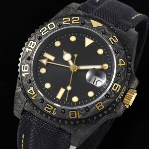 Reloj Deportivo Personalizado de Fibra de Carbono Premium Negro y Dorado 2025, con Fecha Automática, Ligero (50g) - Product Image 2