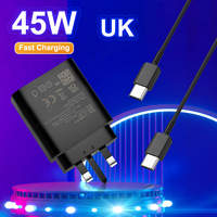 Téléphone portable UK 45watt chargeurs super rapides 45w Usb-a Wall Dc/ac Pd Power Charger Smart Phone 45w Usbc Computer Power Adapter