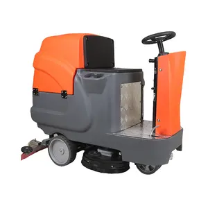 24V bàn chải động cơ tự động làm sạch sàn Scrubber Máy sàn nhanh chóng làm sạch máy sàn giống cây chổi cao su lưỡi Scrubber khô