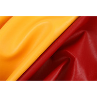 Fabrication de logo couleur personnalisée, emballage personnalisé, tissu en simili cuir rose, OEM, cuir PU durable, imitation cuir pour veste