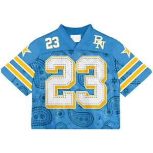 Camiseta de Fútbol Personalizada con Estampado de Sublimación de Malla, Camiseta de Malla Personalizada OEM, Camiseta de Fútbol para Hombre, Camiseta Deportiva Holgada - Product Image 5