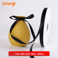 AM-RP019A Ammy 1CM Logo personnalisable Floral gâteau décor ruban pour Graduation ruban accessoires pour cadeaux boîte emballage