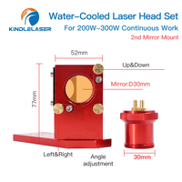 Tête Laser CO2 pour lentille de mise au point, ensemble de têtes CO2 1er et 2ème support de miroir pour lentille de mise au point pour 200W 300W