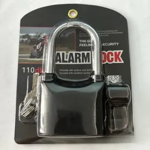 Kunci Anti Maling Berbahan Paduan Logam & Plastik Industri untuk Penyimpanan Kendaraan, Motor, Sepeda, Lemari, Kunci <span class=keywords><strong>Alarm</strong></span> Tahan Air - Product Image 2