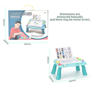 蹒跚学步的男孩女孩旅行尺寸魔法涂鸦板写画素描垫儿童磁性绘图板玩具带支架 - Product Image 6