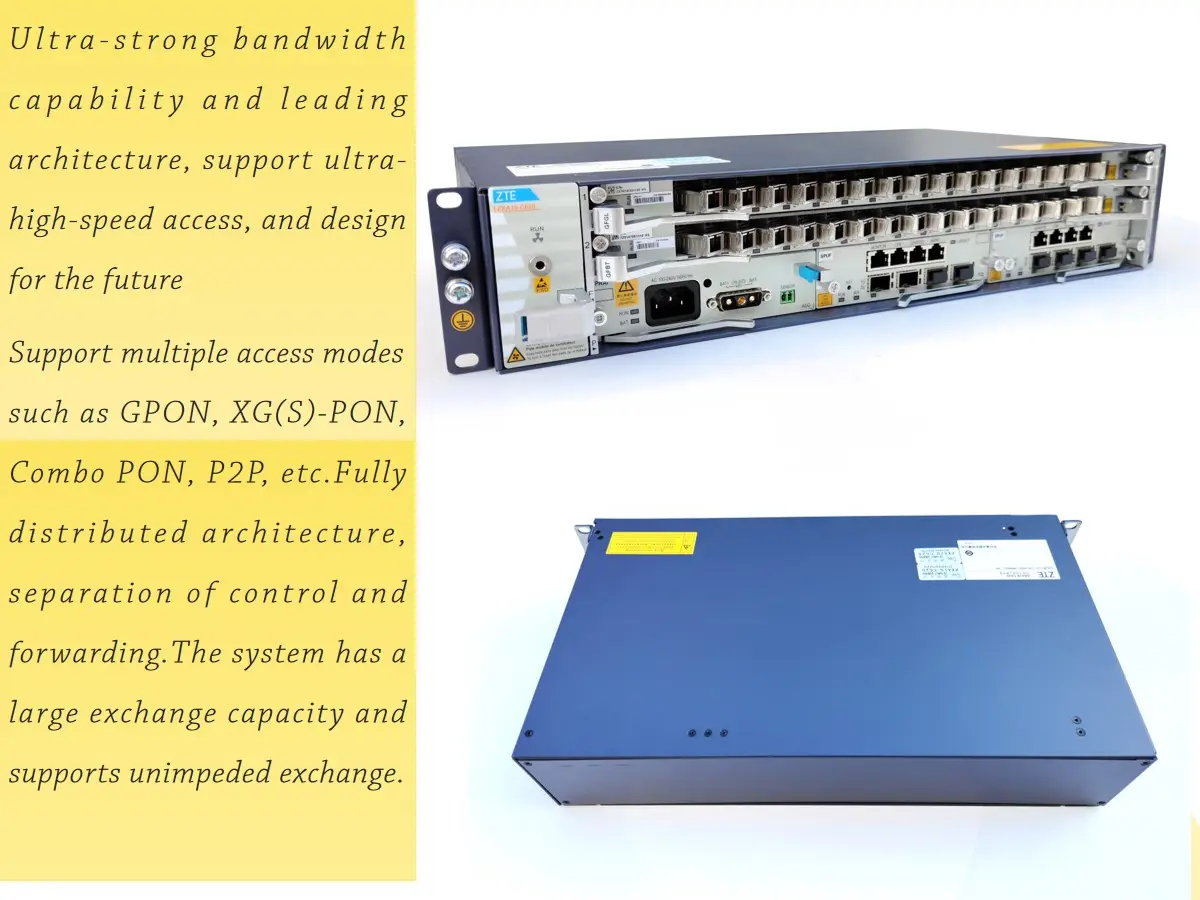 जेडटीई उच्च कॉम्पैक्ट OLT ZXA10 C620 के साथ पूरी तरह से वितरित स्विचिंग और SDN/NFV क्षमताओं