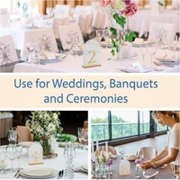 Numéros de Table en or en arc givré pour numéros de Table de réception de mariage 1-30 5x7 "numéros de Signes de Table en acrylique en arc givré pour la fête