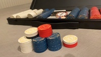 Table de poker avec structure en plastique, pointes de poker, personnalisées, pour le casino