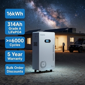 Paquete de Baterías de Litio de 16 kWh con Monitorización Inteligente por Aplicación, 51.2V 314Ah, Protección Contra Sobrecarga, Almacenamiento de Energía Solar para el Hogar - Product Image 3