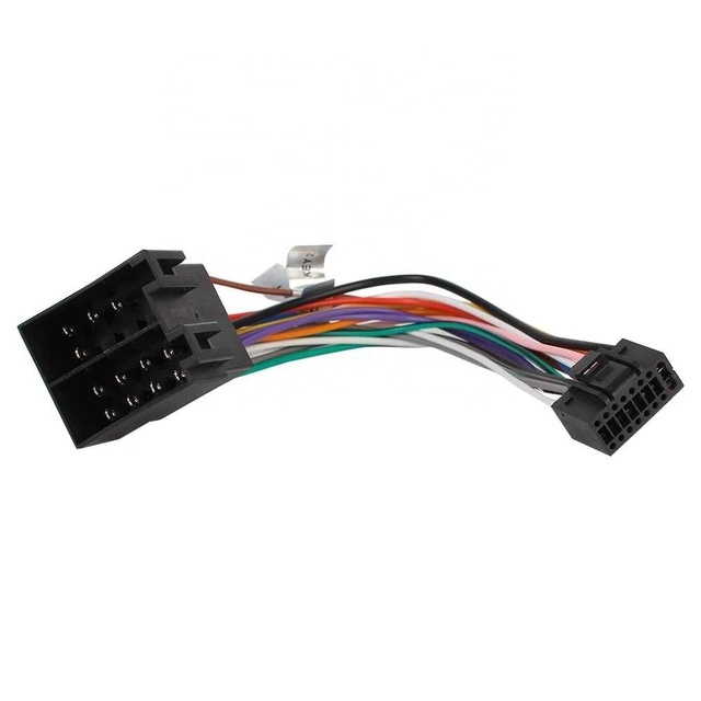 16 Pin Cable Connector for ISO Male Adapter ALPINE Stereo 2Din Car DVD Player Auto Radio Audio Converter Automotive Accessories