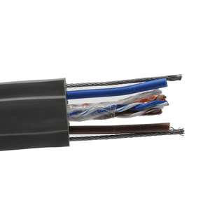 Cable de elevador de viaje de elevación plana UTP Cat5e sin blindaje para cámara CCTV - Product Image 4