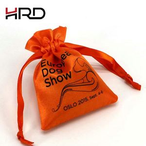 Bolsa de Satén con Cordón, Logotipo Personalizado OEM, Bolsa Pequeña Impresa para Recuerdos de Boda, Empaque de Regalos al por Mayor, Guangdong Shenzhen - Product Image 5