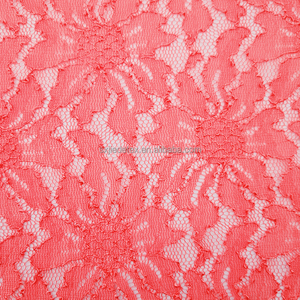 ผ้าลูกไม้สีส้มไนจีเรียแอฟริกันสวิสผ้าทอลายดอกทานตะวัน,คุณภาพดี - Product Image 2