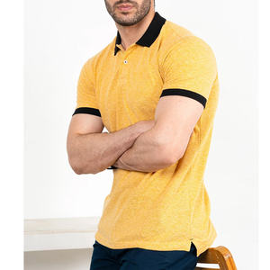 เสื้อโปโลแขนสั้นผู้ชายสีขาวคลาสสิกพร้อมกระดุมแบบดั้งเดิม - Product Image 2