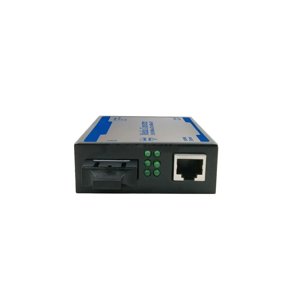 10/100/1000M Base TTI Fiber 20km SC Fiber Port With RJ45 Converter Single Dual Fiber Optic Media Converter