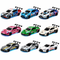Coche RC a escala 1/43, semiproportional, mini, 2.4G, coche de carreras con control remoto, juguete para niños