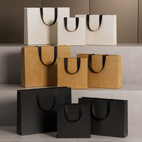 Bolsas de Regalo de Papel para Compras de Boutique de Lujo con Logotipo de Marca Personalizado