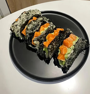 TACO Algas Marinas para <span class=keywords><strong>Sushi</strong></span>, Nori Tostado, Bajo en Calorías, Snack Saludable del Océano, Algas para Restaurante, Corte Redondo, Grado A+ - Product Image 4
