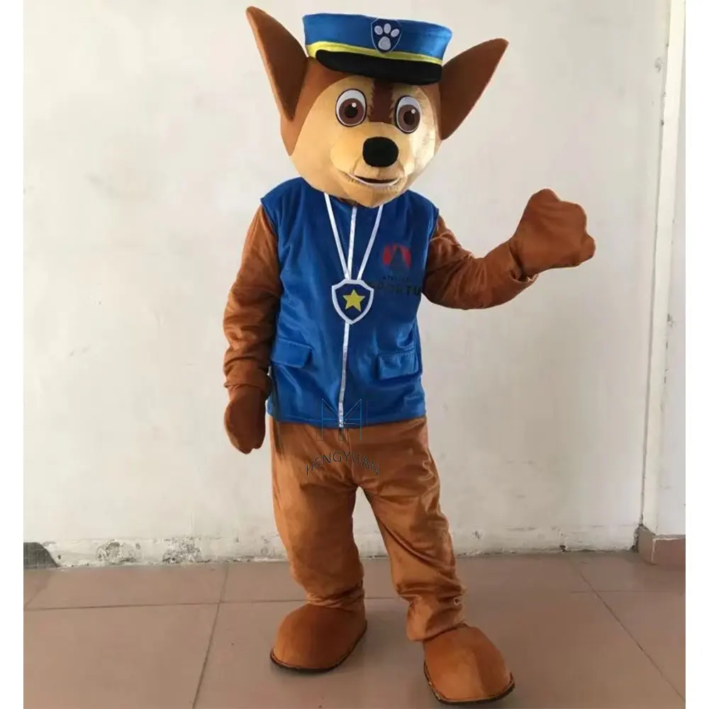 Hengyuan-Costume de la pat'patrouille avec Logo, personnage de la chasse bleue, Costume de mascotte pour la fête d'anniversaire