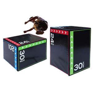 Caja de <span class=keywords><strong>Ejercicios</strong></span> Pliométrica 3 en 1 de Alta Resistencia para CrossFit y Gimnasio, Directo de Fábrica - Product Image 1