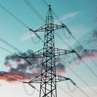 Tour en acier galvanisé à chaud certifiée IEC pour la construction de pylônes électriques pour le projet de maintenance des lignes de transmission de 500 kV