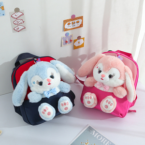 OEM vendita calda peluche bambini simpatici papillon <span class=keywords><strong>zaino</strong></span> coniglio cartone animato scuola materna bambini in età prescolare <span class=keywords><strong>zaino</strong></span> per ragazzi ragazze - Product Image 5