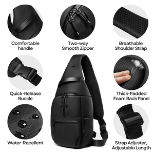 Modische Oxford Schultertasche für den Täglichen Gebrauch Herren-Umhängetasche - Product Image 4