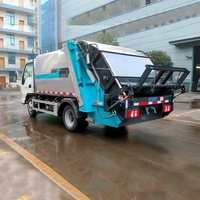 Camion compacteur à ordures JAC 5 CBM, petit compacteur à ordures, camion à ordures, véhicule d'élimination des déchets