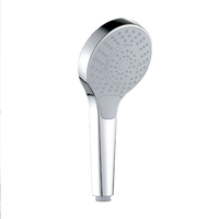 Robinet thermostatique chromé, pommeau de douche en plastique pour salle de bain, économie d'eau, design moderne, plusieurs modes de pulvérisation, robinet simple en céramique
