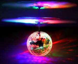 Sfera Volante Luminosa in Cristallo, Dispositivo Volante Intelligente con Sensore, Aeromobile Telecomandato a Gesti, <span class=keywords><strong>Giocattolo</strong></span> per Bambini - Product Image 4