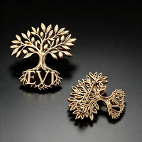 Bros Pin 3D Embossed dari Paduan Seng yang Dapat Disesuaikan, Ramah Lingkungan, Tahan Air, Bebas Nikel, dengan Rhinestone untuk Syal, Topi, dan Pakaian