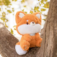 Peluche renard mignonne et moelleuse, grande queue, animal en peluche, poupée en peluche douce, oreiller pour enfants, cadeaux pour filles, fabricant en gros