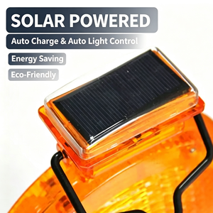 Luce di Segnalazione LED Solare per <span class=keywords><strong>Traffico</strong></span>, Impermeabile, Lampeggiante, per Sicurezza Stradale e Utilizzo con Coni Stradali - Product Image 5