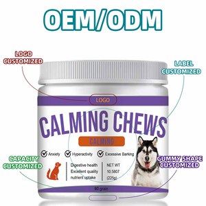 Kalmerende Kauwen Voor Honden Angstverlichting Slaaphulp Spijsvertering Gezondheid Valeriaan Wortel Hennepzaadolie Kurkuma Soft Traktaties Huisdier Supplement - Product Image 3